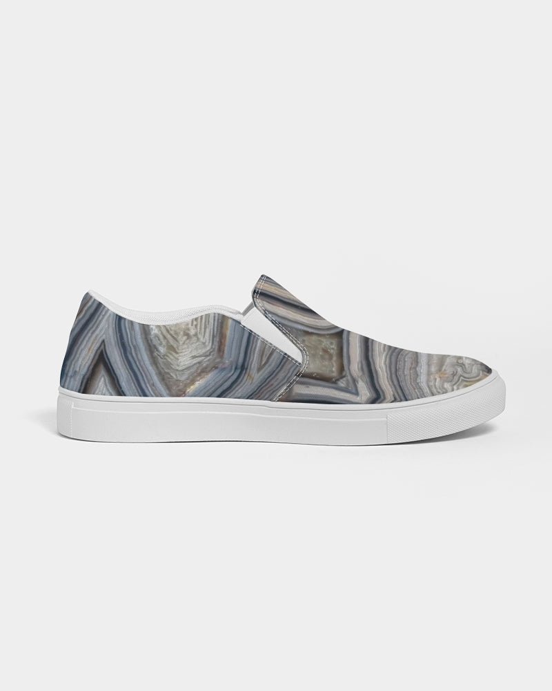 Crazy Lace Agate Optimism Slip-On Canvas Shoes