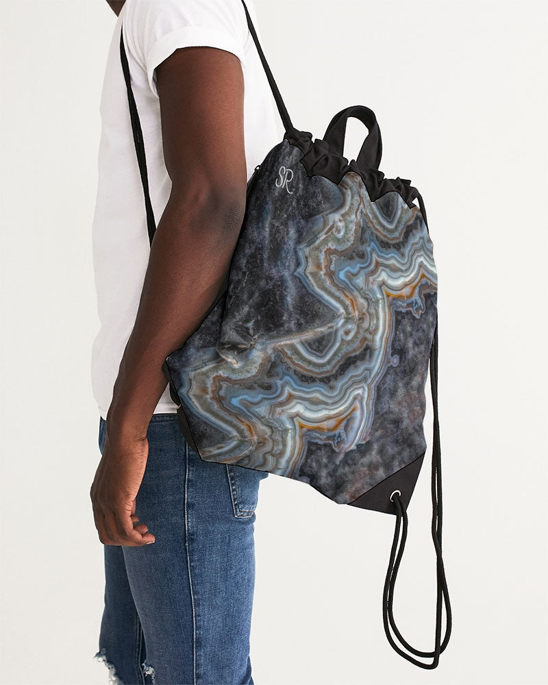 Crazy  Lace Agate Striking Beauty Canvas Drawstring Bag