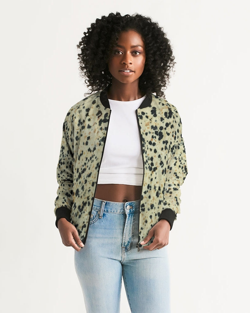 Dalmatian Jasper Transformation Women's Bomber Jacket