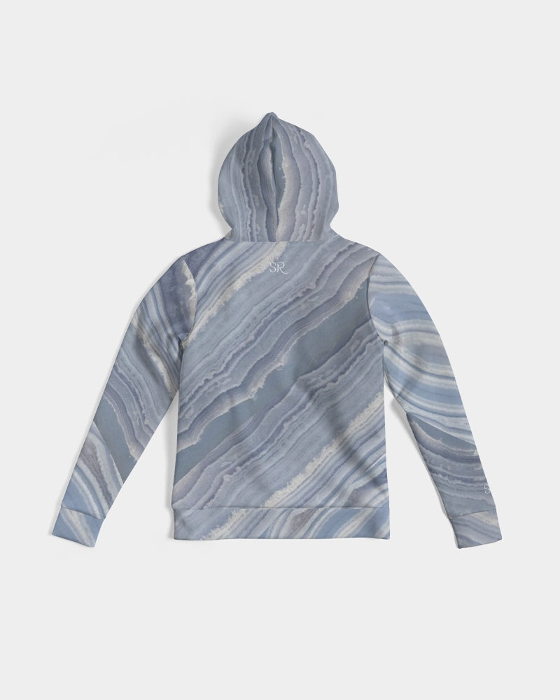 Blue Lace Nurturing Agate Women's Hoodie