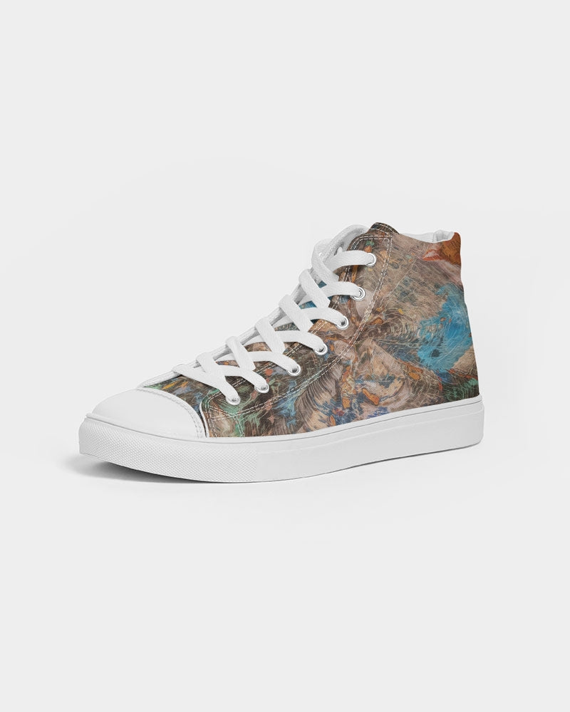 Turkish Petrified Collawood Women's Hightop Canvas Shoe