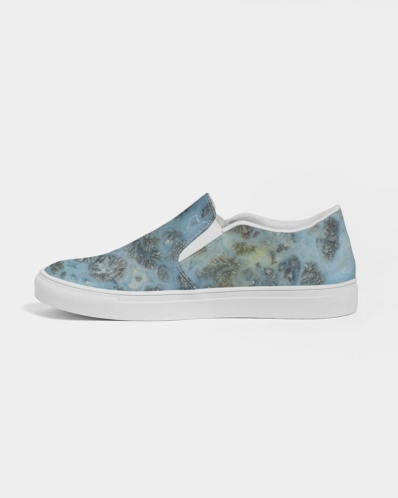 Marcasite Plume with Quartz Women's Slip-On Canvas Shoe