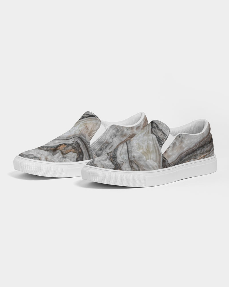 Travertine Onyx Powerful Vibrations Women's Slip-On Canvas Shoe