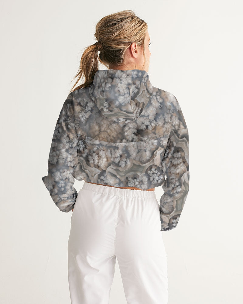 Plume Agate Spirituality Cropped Windbreaker