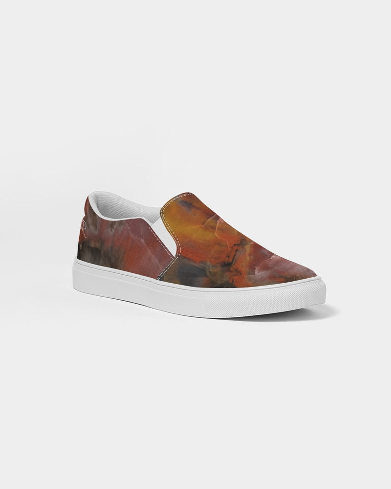 Petrified Wood Inner Transformation Women's Slip-On Canvas Shoe