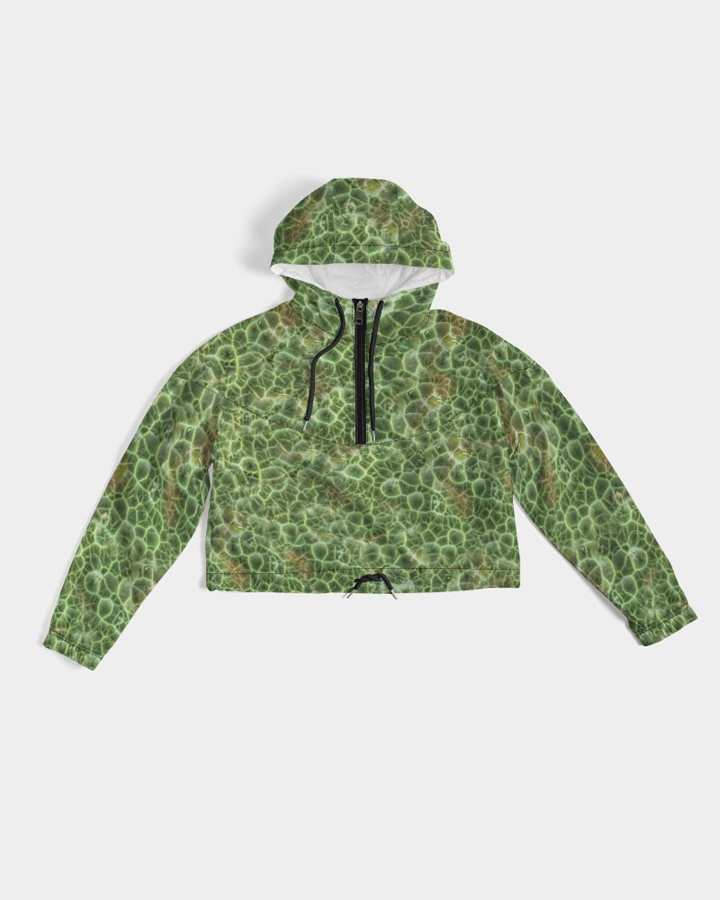 Greenstone 'Chlorastrolite' Cropped Windbreaker