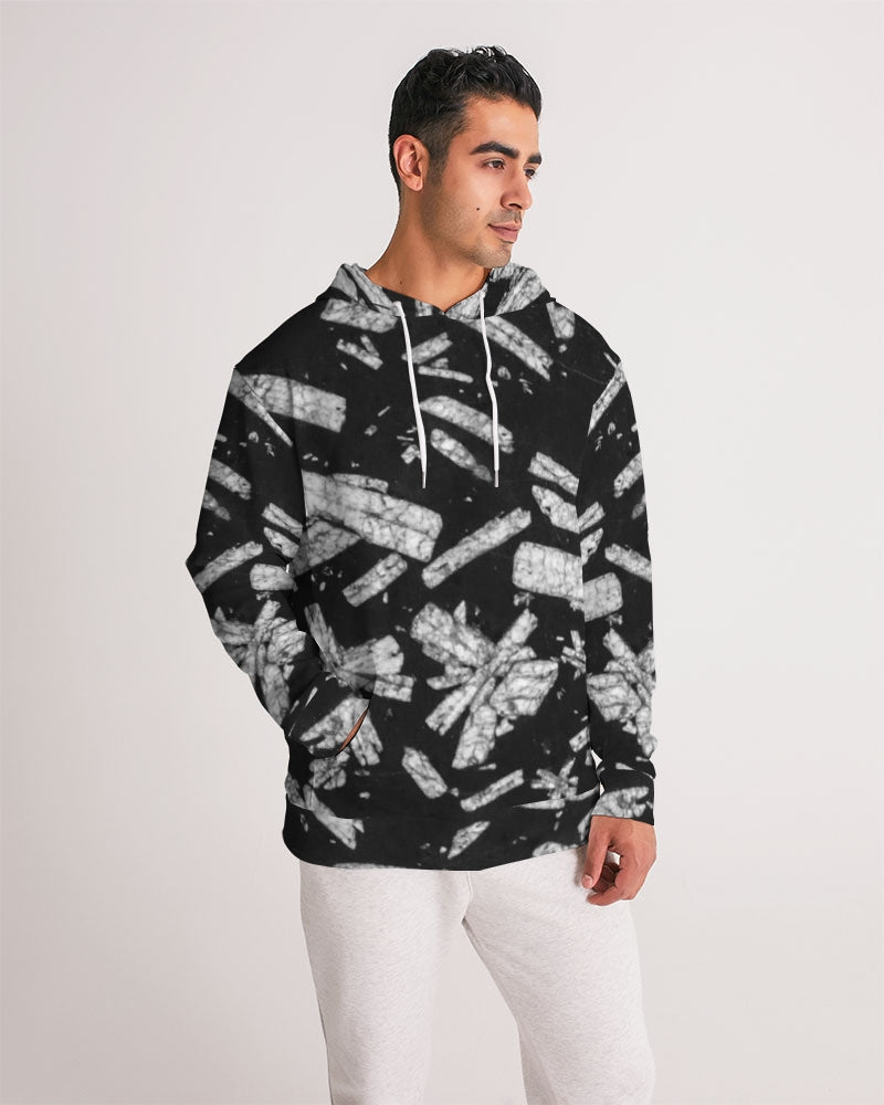 Chinese Writing Stone Life Force Men's Hoodie