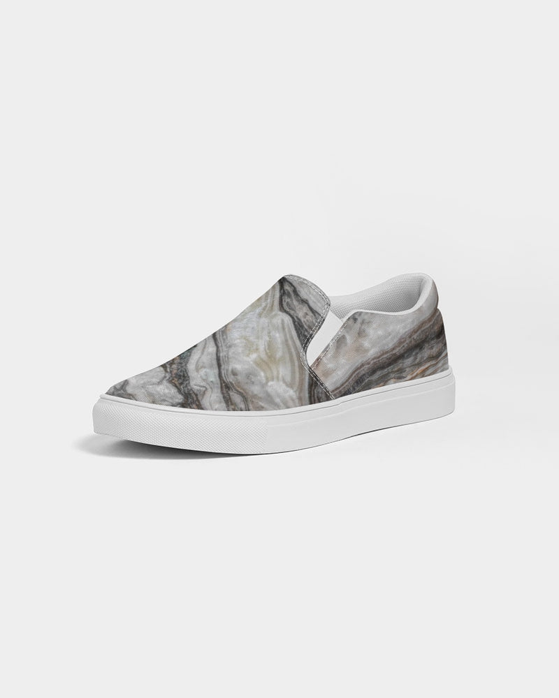 Travertine Onyx Powerful Vibrations Women's Slip-On Canvas Shoe