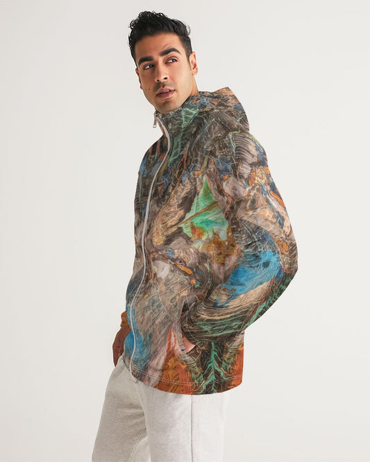 Turkish Petrified Collawood Men's Windbreaker