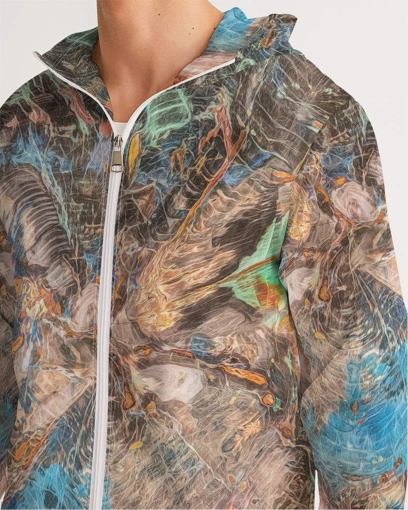 Turkish Petrified Collawood Men's Windbreaker