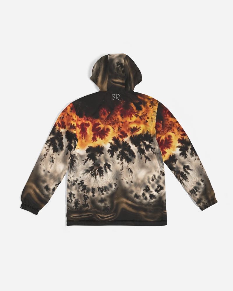 Brazilian Plume Agate Men's Windbreaker