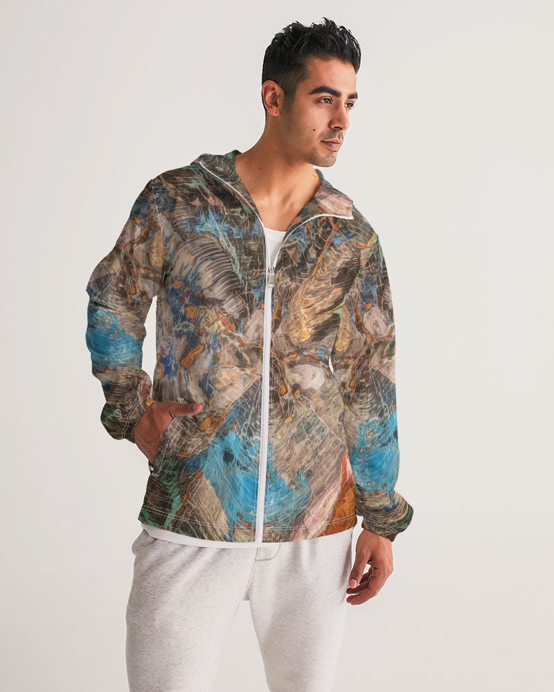 Turkish Petrified Collawood Men's Windbreaker