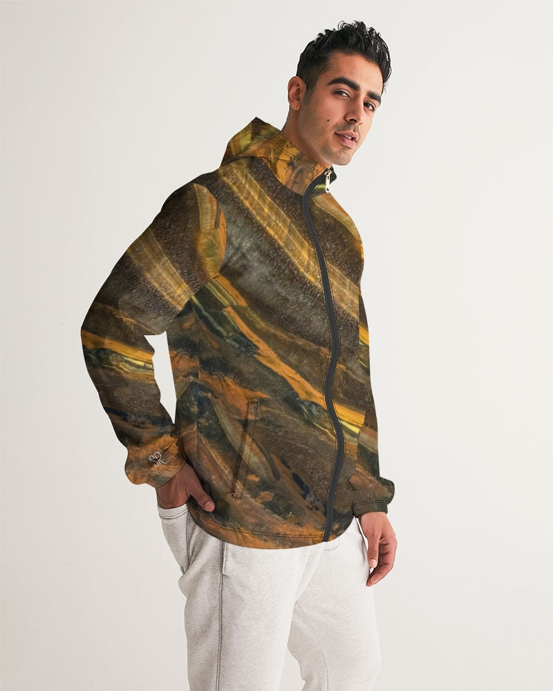 Marra Mamba Tiger's Eye Spiritual Stability Men's All-Over Print Windbreaker