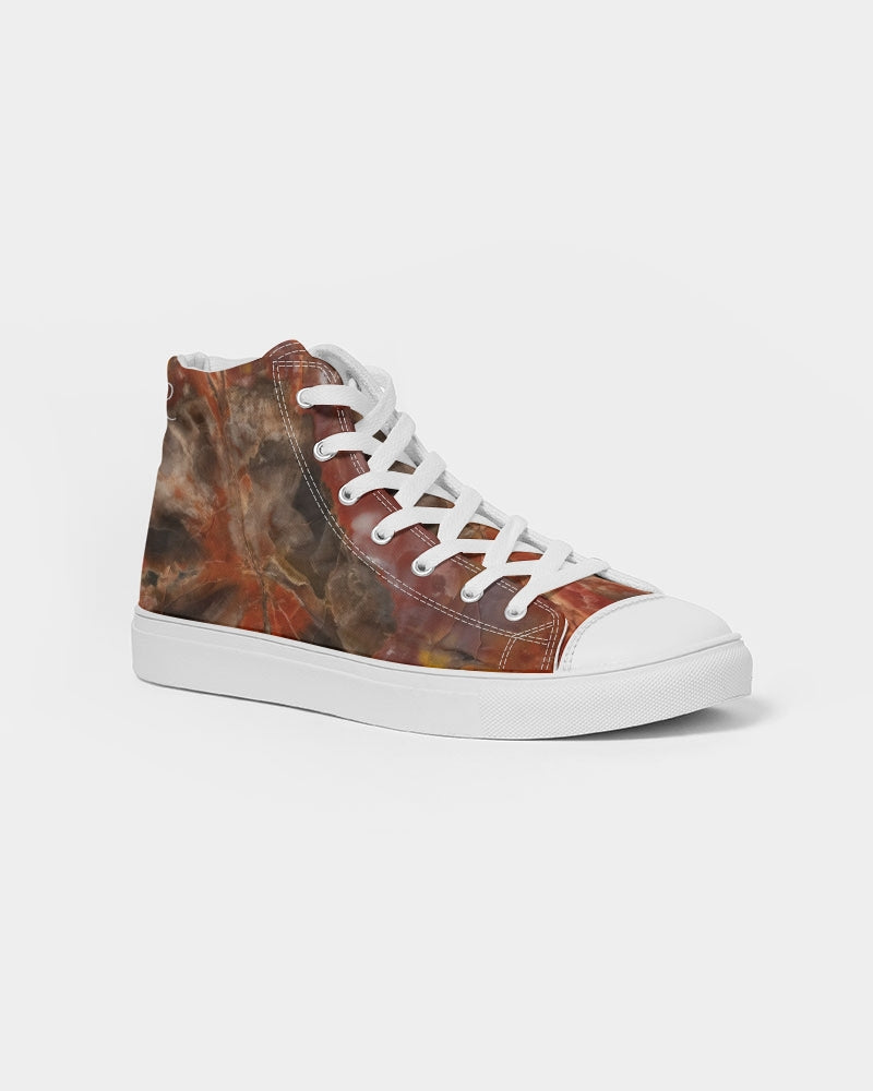 Petrified Wood Men's Hightop Canvas Shoe