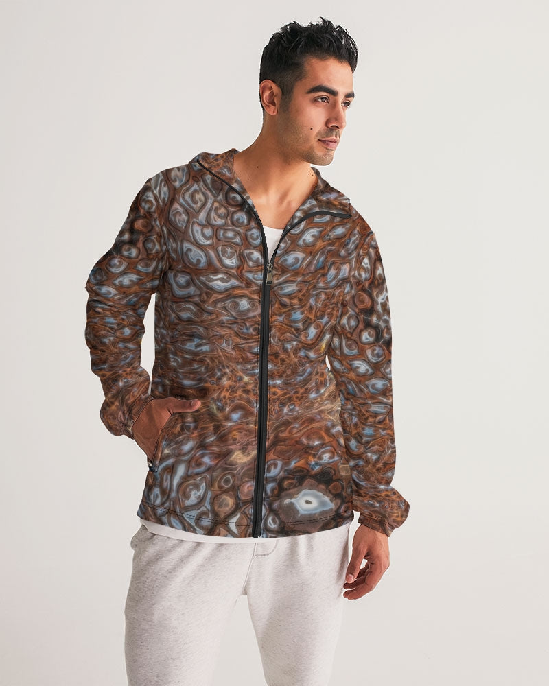 Ancient Australian Tree Fern Men's Windbreaker