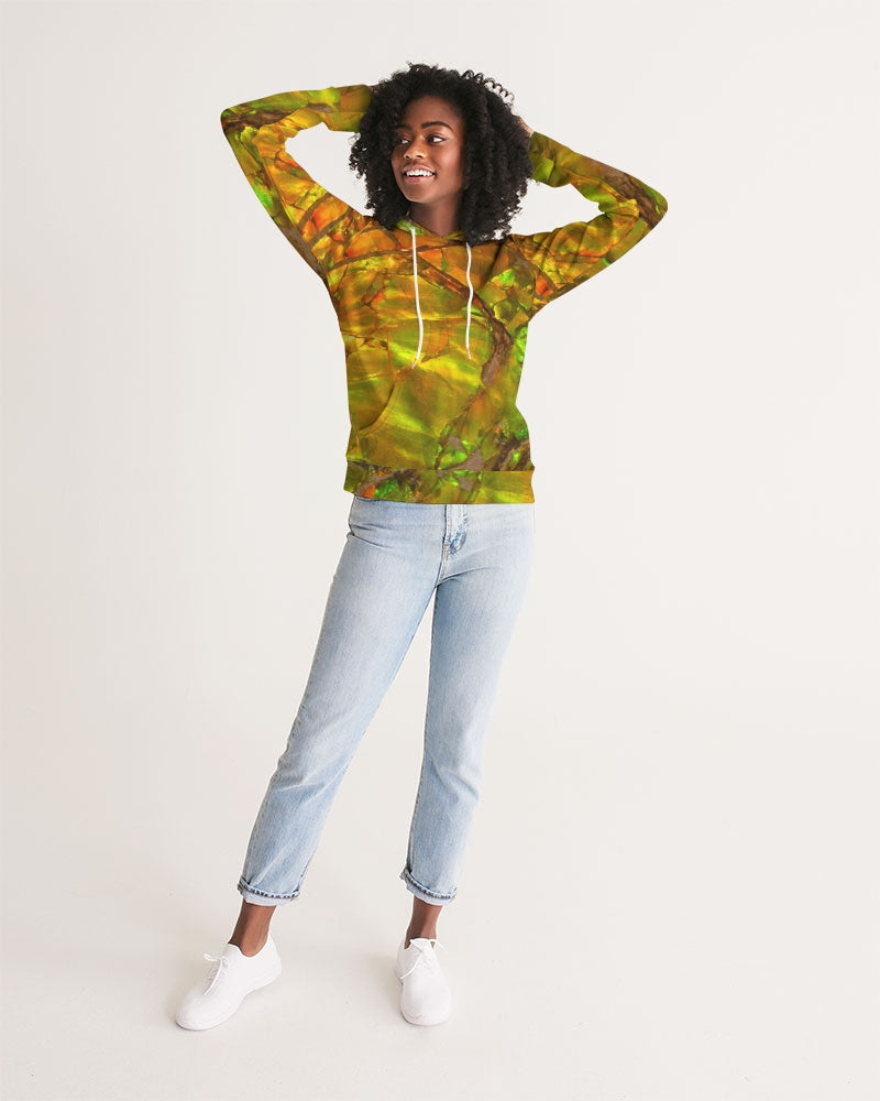 Ammolite Spiritual Growth & Energy Women's Jewel Hoodie