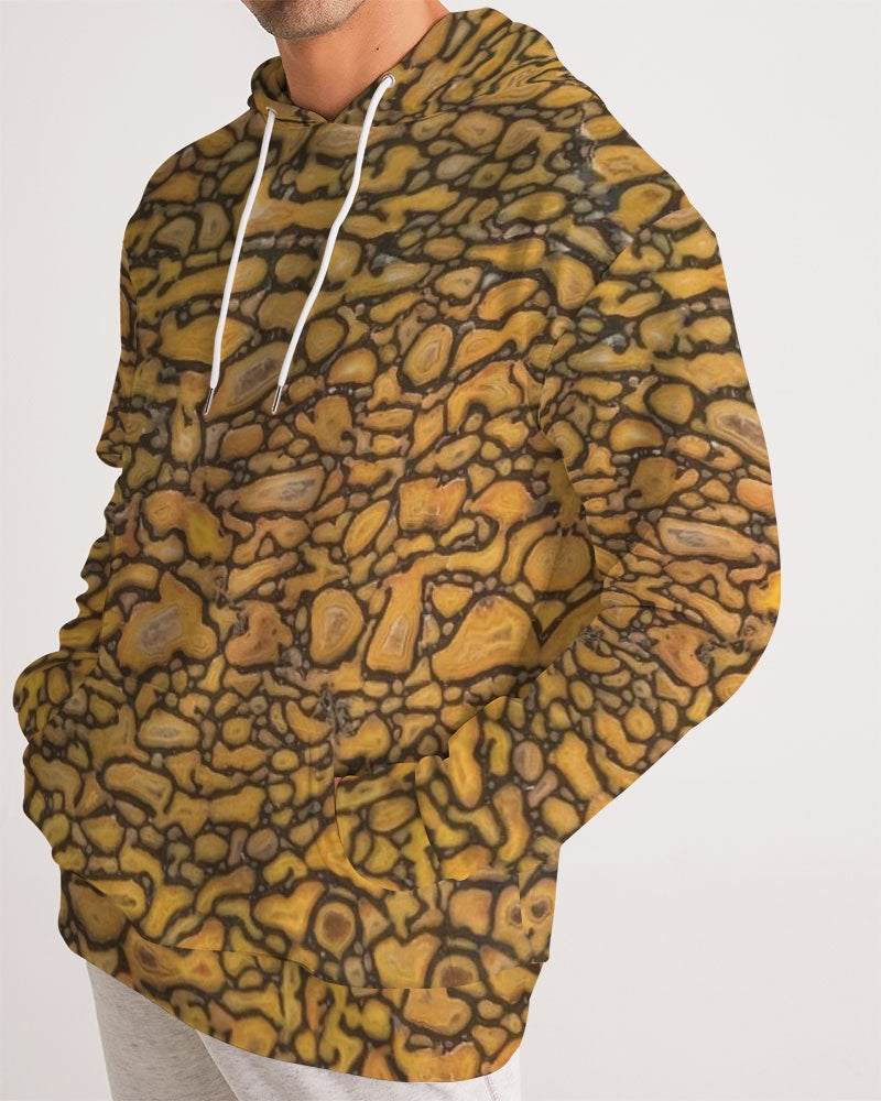 Agatized Fantasy Yellow Gembone Men's Hoodie