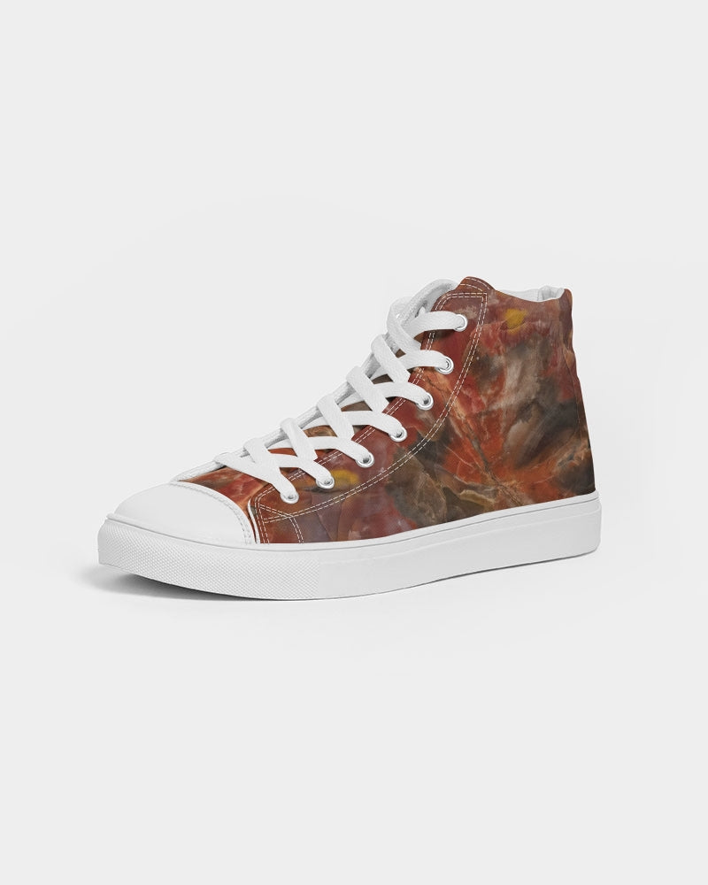 Petrified Wood Men's Hightop Canvas Shoe