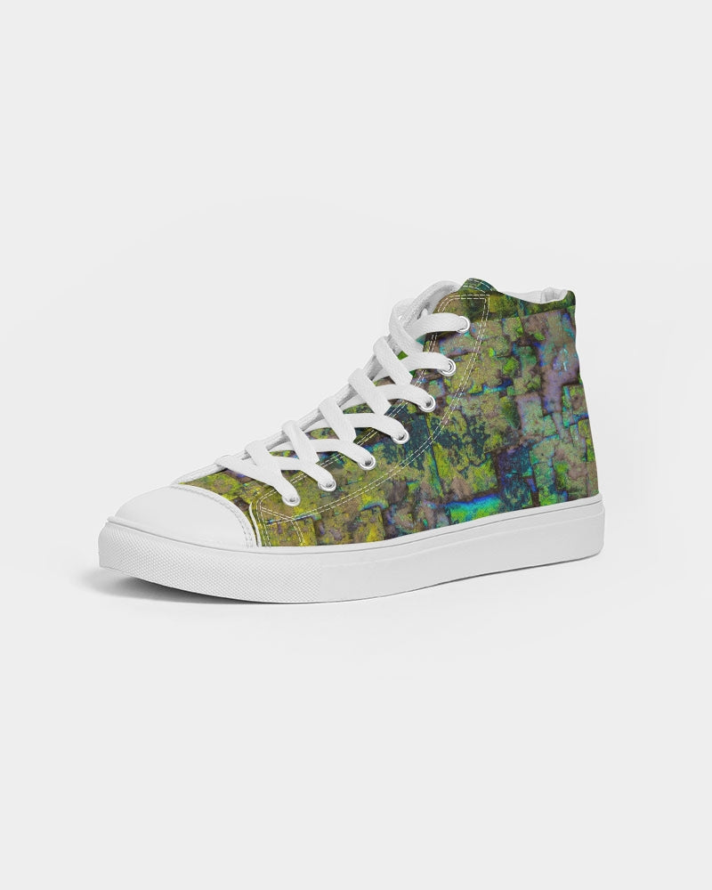 Titanium Coasted Amethyst Awakening Women's Hightop Canvas Shoe