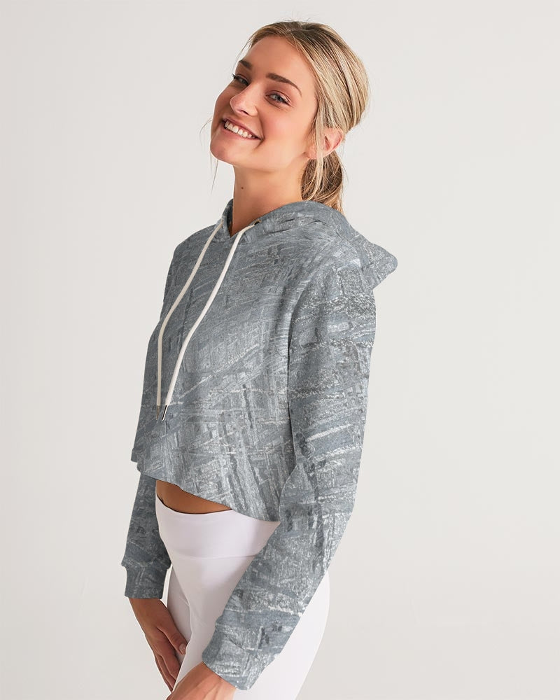 Meteorite Supernatural Energy Women's Cropped Hoodie