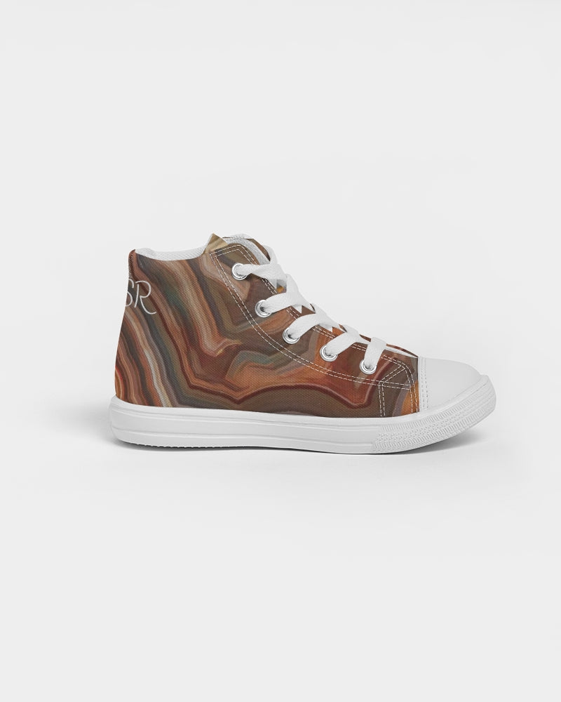 Laguna Agate Kids Hightop Canvas Shoe