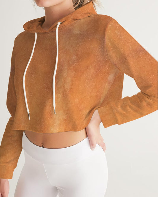 Clementine Aventurine Women's Cropped Hoodie