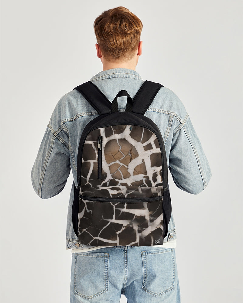 Lightning Stone Duo-Zip Front Canvas Backpack