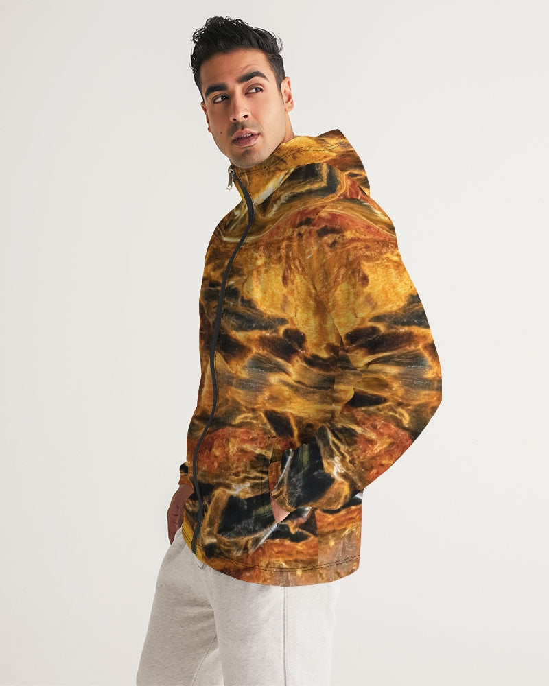 Golden Pietersite Spiritual Men's Windbreaker