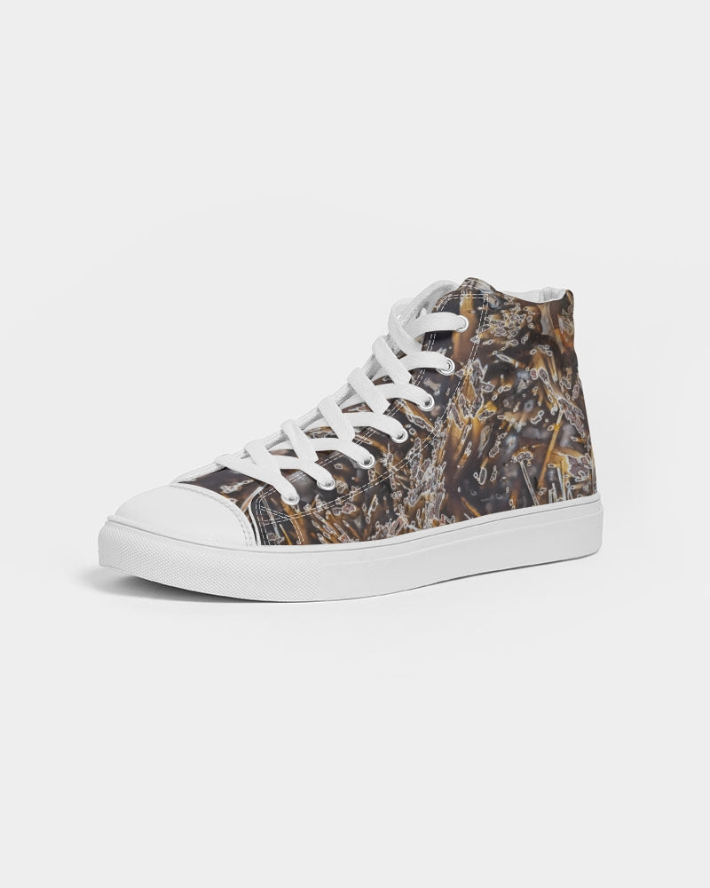 Turkish Stick Agate Men's Hightop Canvas Shoe