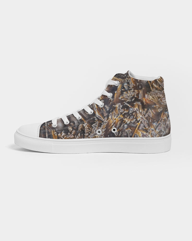 Turkish Stick Agate Vitality Women's Hightop Canvas Shoe