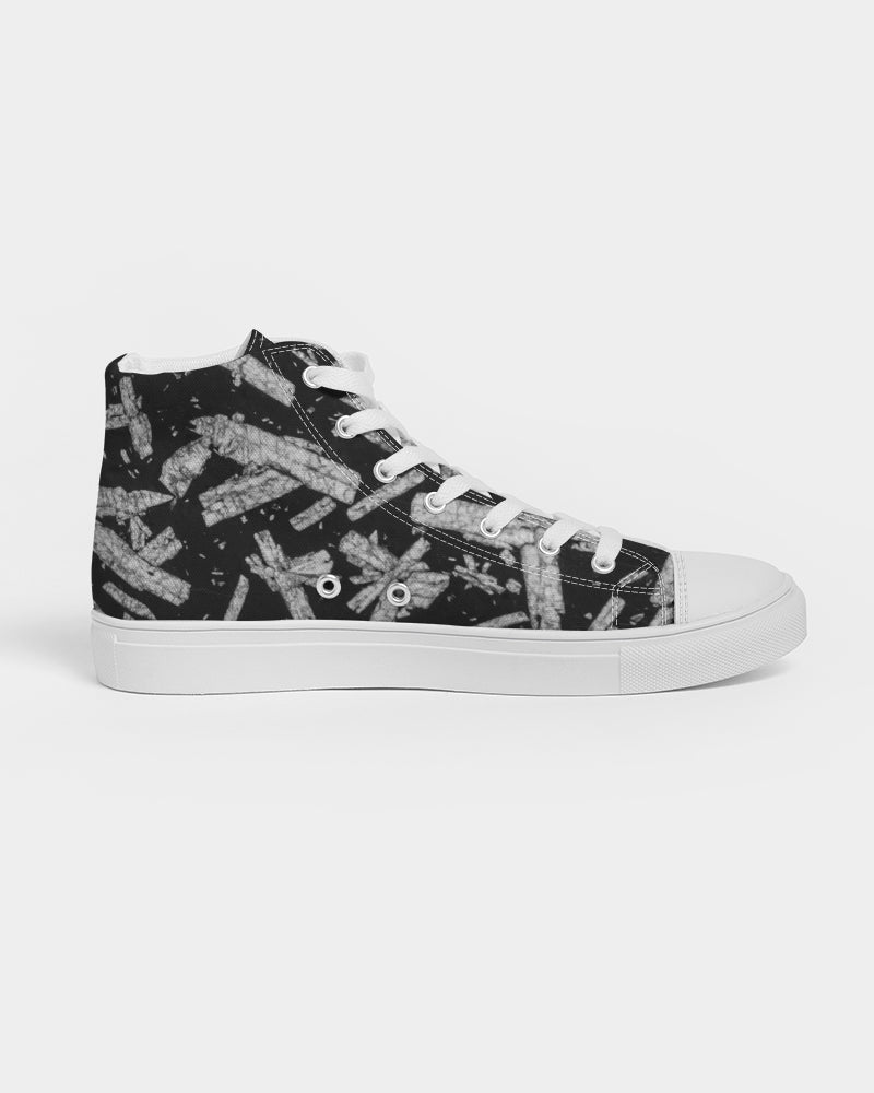 Chinese Writing Stone Life Energy Women's Hightop Canvas Shoe