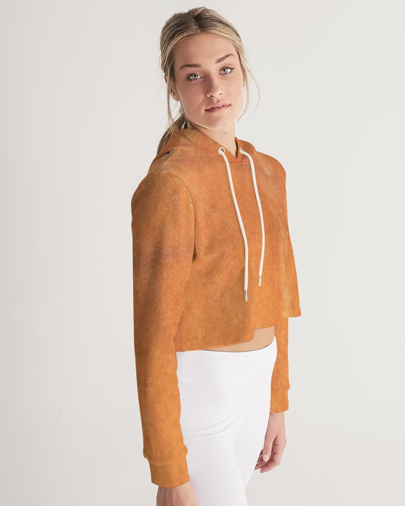 Clementine Aventurine Women's Cropped Hoodie