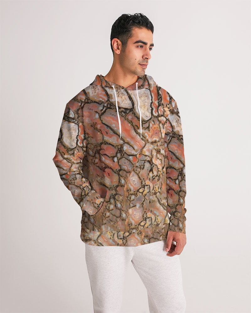 Agatized Orb Gembone Men's Hoodie