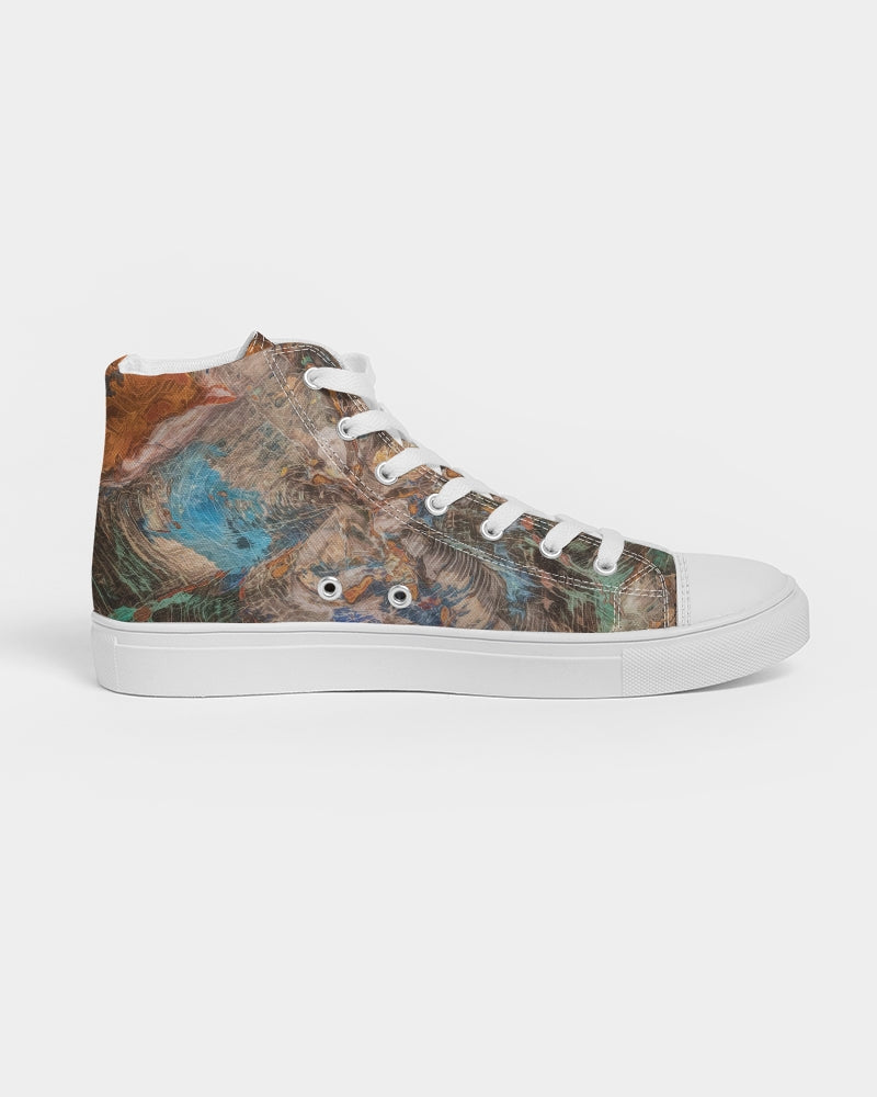 Turkish Petrified Collawood Women's Hightop Canvas Shoe