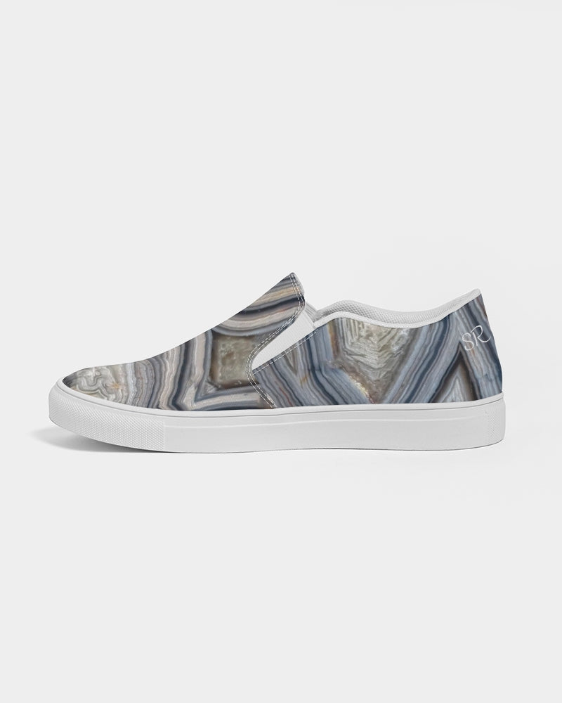 Crazy Lace Agate Optimism Slip-On Canvas Shoes