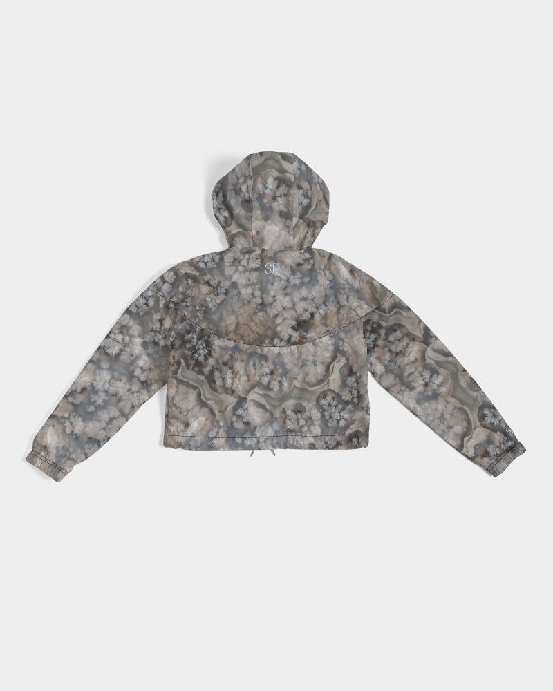 Plume Agate Spirituality Cropped Windbreaker