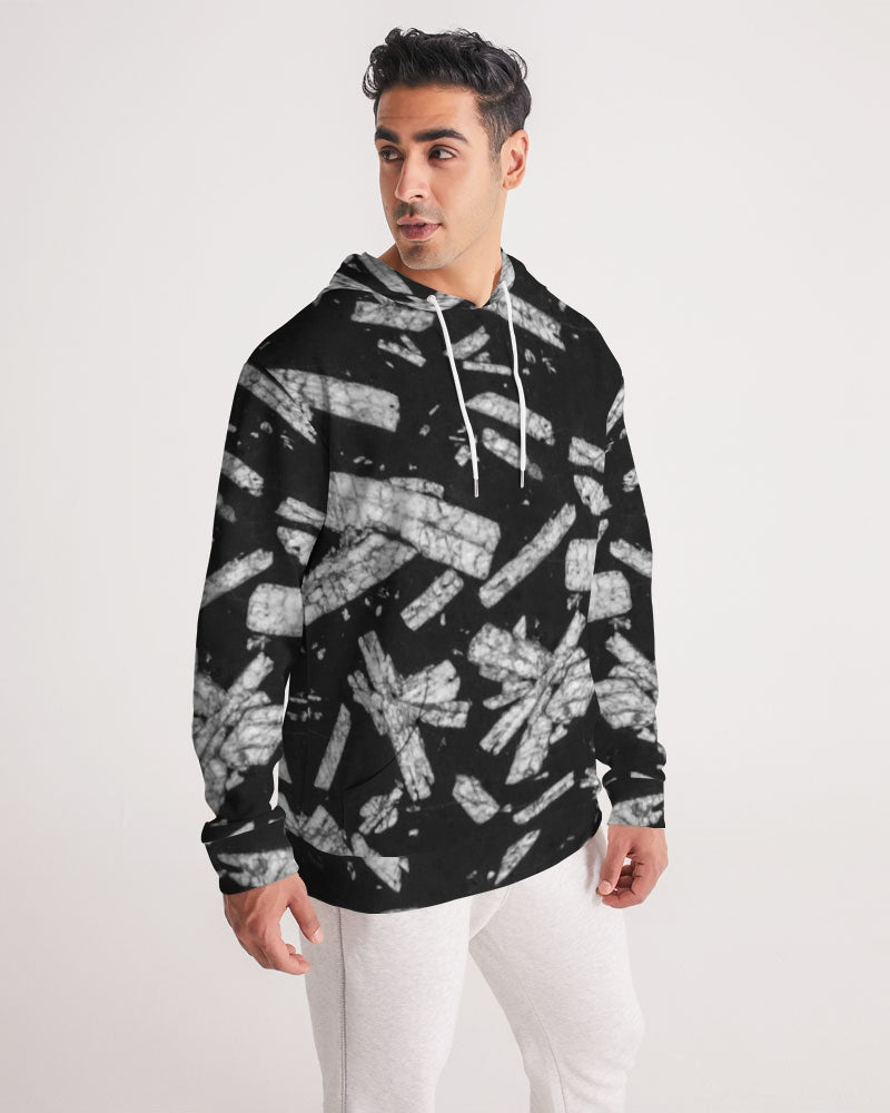 Chinese Writing Stone Life Force Men's Hoodie