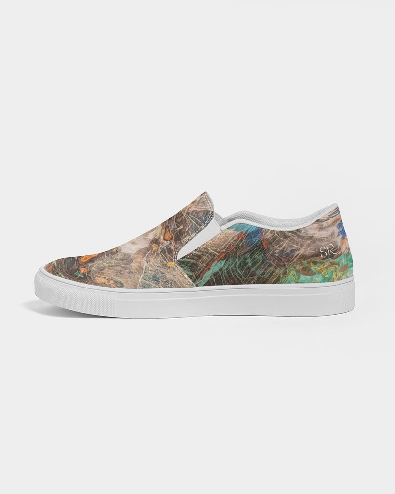 Turkish Petrified Collawood Women's Slip-On Canvas Shoe