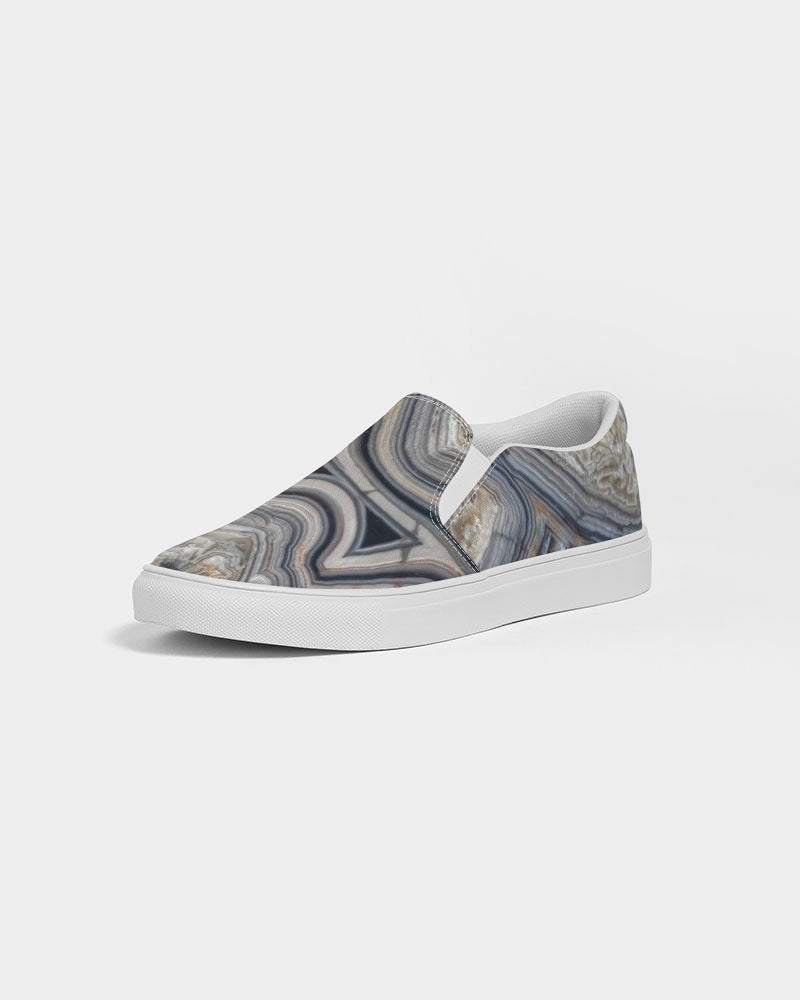 Crazy Lace Agate Optimism Slip-On Canvas Shoes