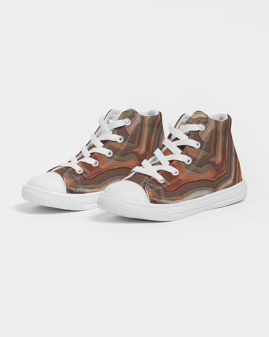 Laguna Agate Kids Hightop Canvas Shoe