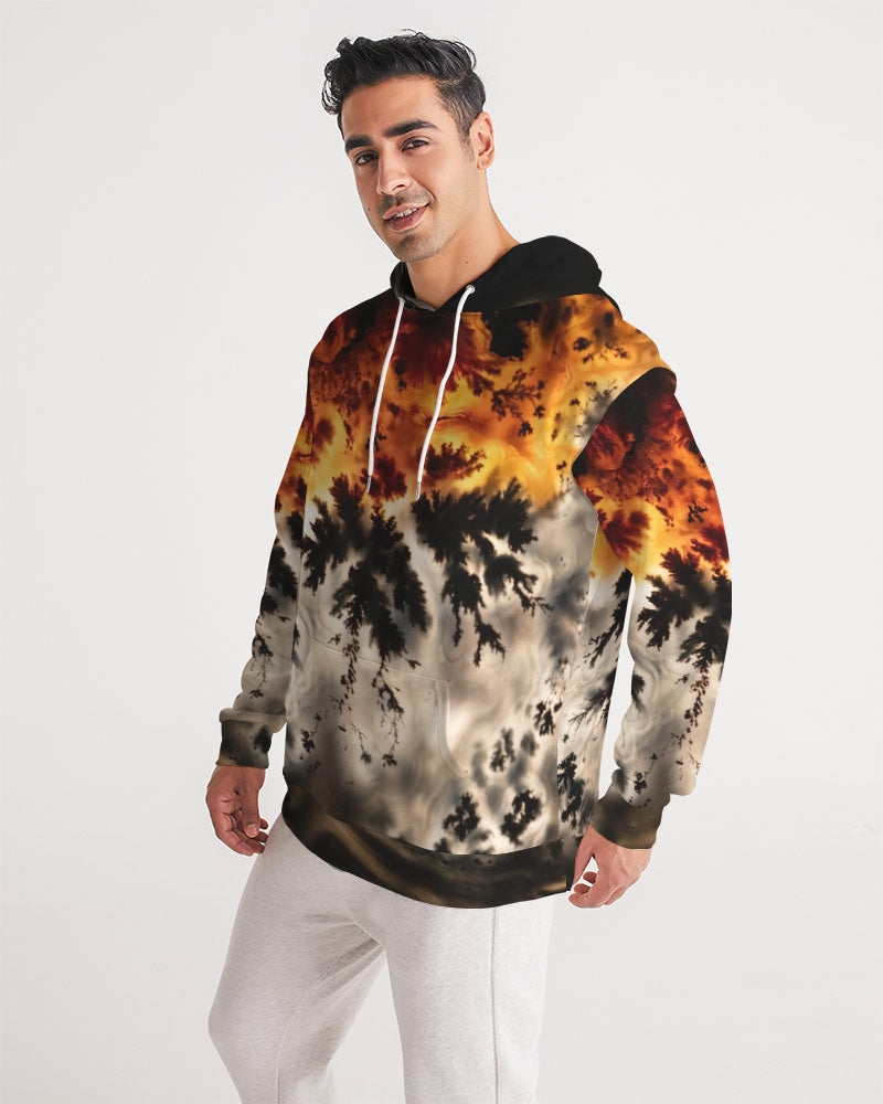 Brazilian Plume Agate Men's Hoodie