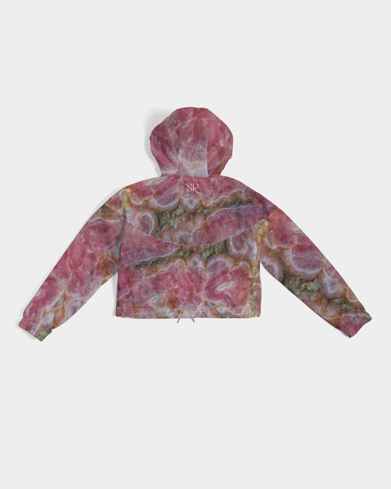 Rhodochrosite Stalactite Crystal Cropped Windbreaker