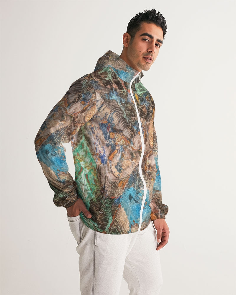 Turkish Petrified Collawood Men's Windbreaker