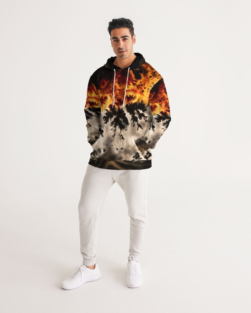 Brazilian Plume Agate Men's Hoodie