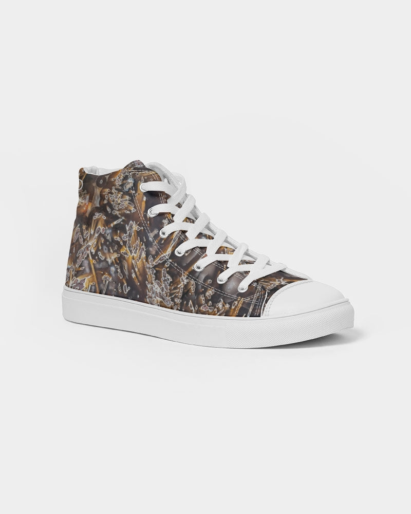 Turkish Stick Agate Vitality Women's Hightop Canvas Shoe