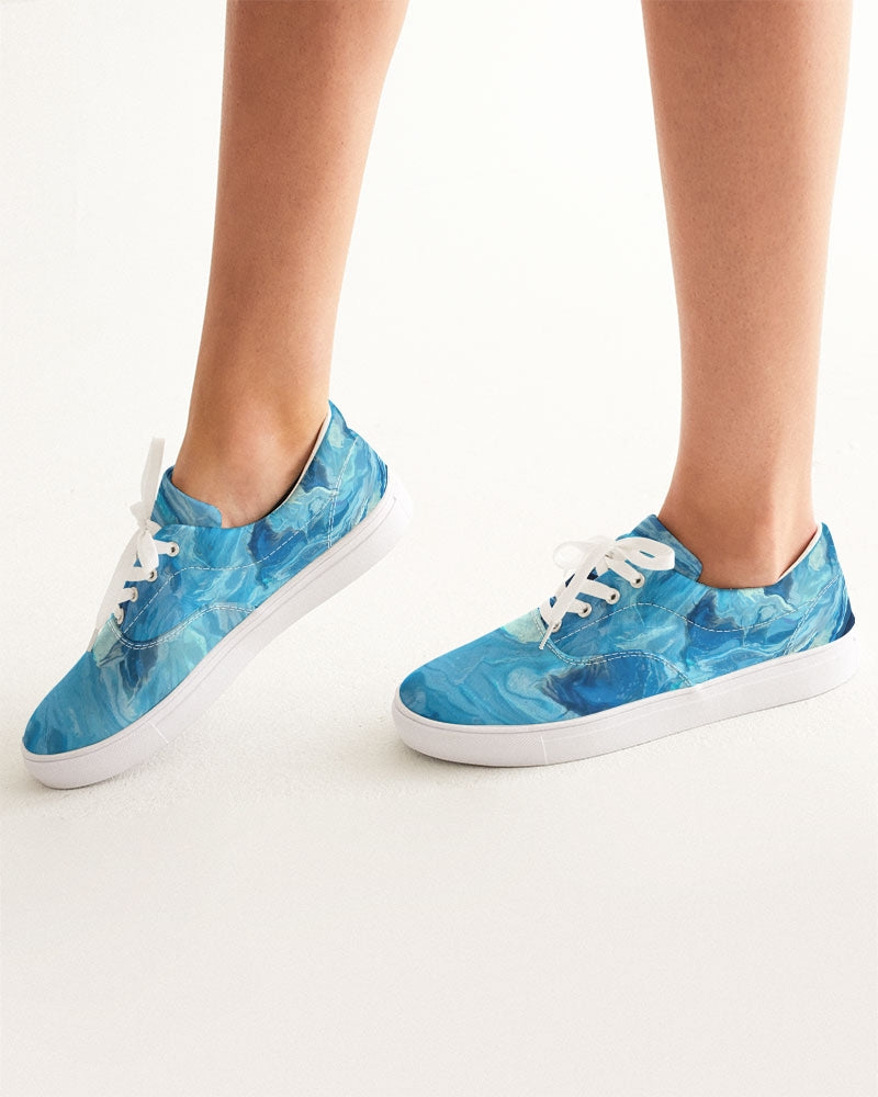 Leland Blue Treasure Women's Lace Up Canvas Shoe