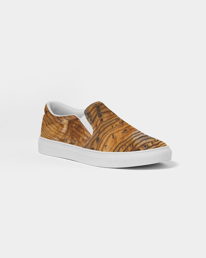 Hell's Canyon Sequoia Petrified Wood Women's Slip-On Canvas Shoe