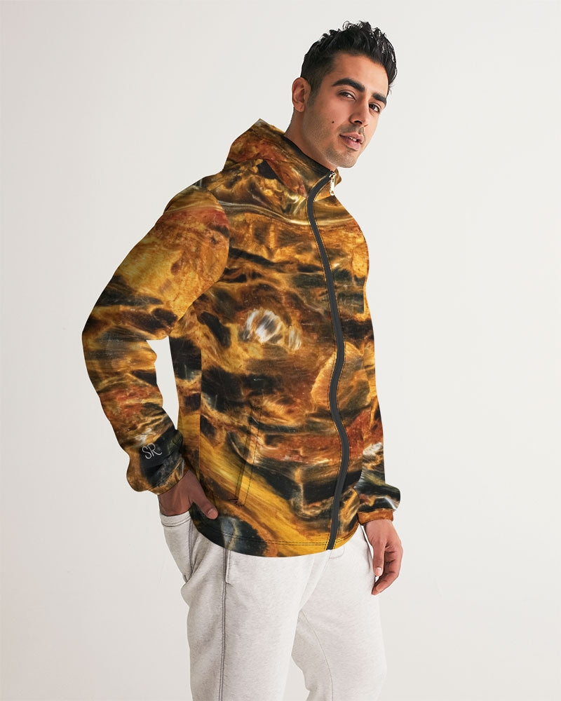 Golden Pietersite Spiritual Men's Windbreaker