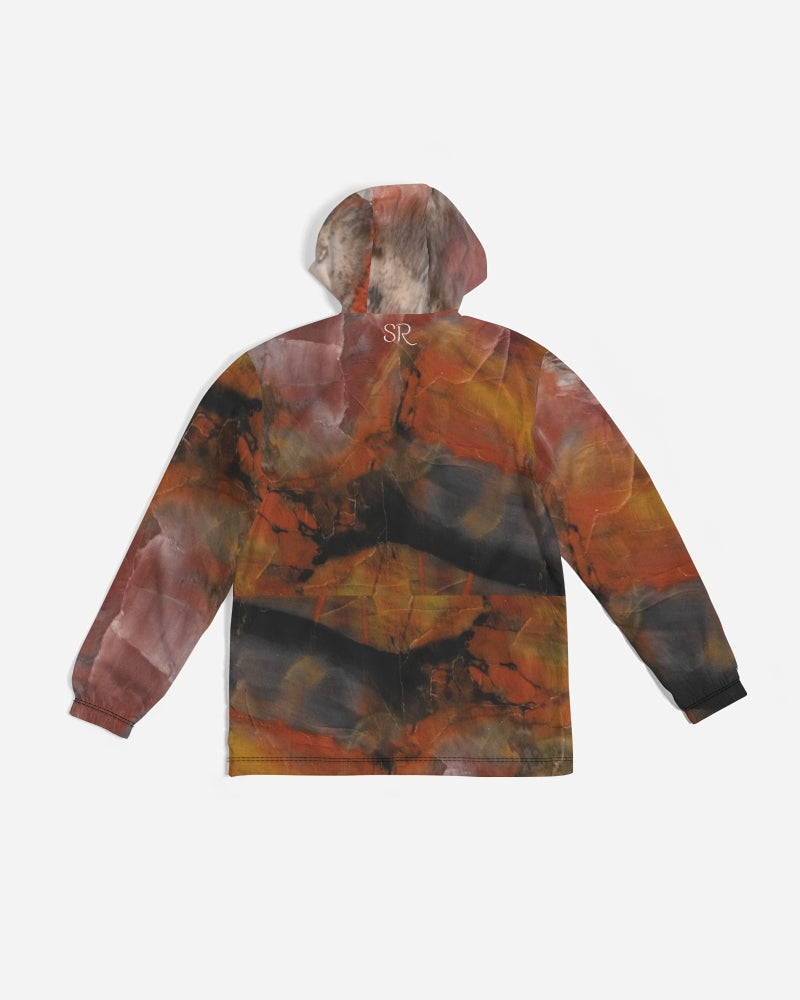 Petrified Wood Inner Transformation Men's Windbreaker