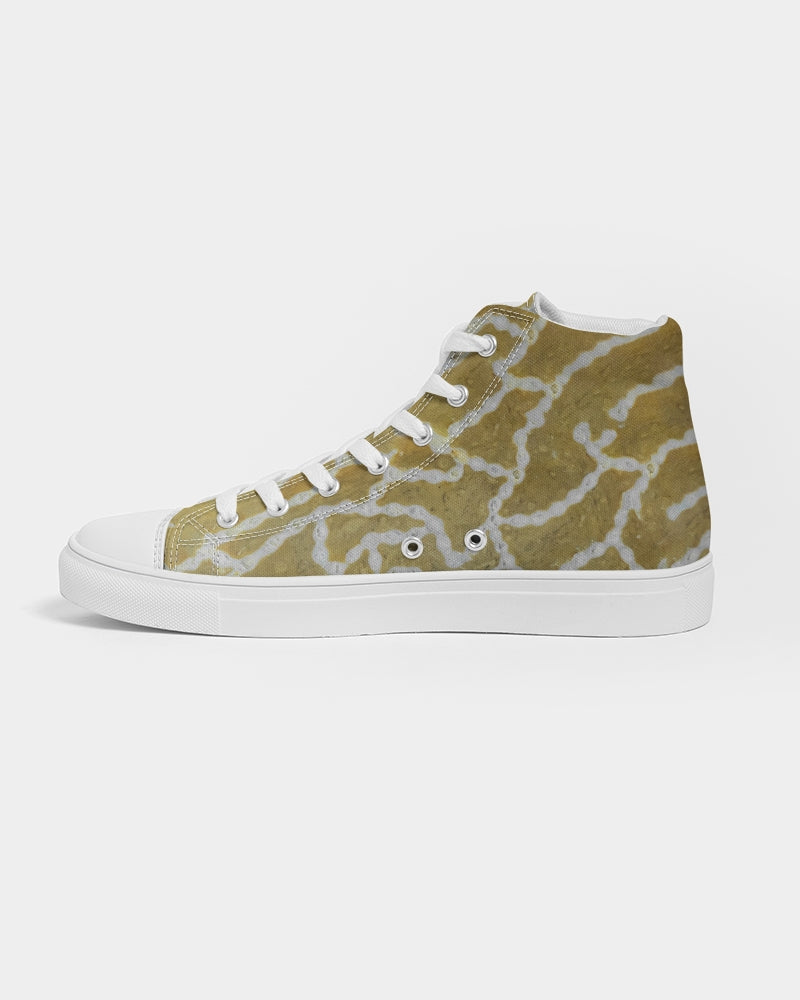 Chain Coral Women's Hightop Canvas Shoe